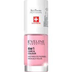 Eveline Cosmetics Nail Therapy Care & Colour Conditioner für die Fingernägel 6 in 1 Farbton Rose