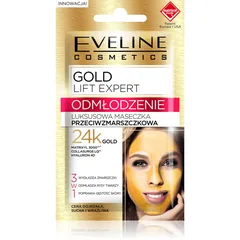 Eveline Cosmetics Gold Lift Expert verjüngende Maske 3 in1