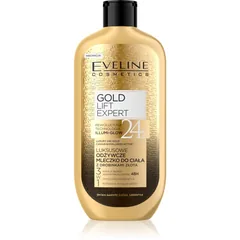 Eveline Cosmetics Gold Lift Expert nährende Körpercrem mit Goldpuder