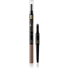 Eveline Cosmetics Brow Styler Präzisionsaugenbrauenstift 3 in1 Farbton 02 Dark Brown