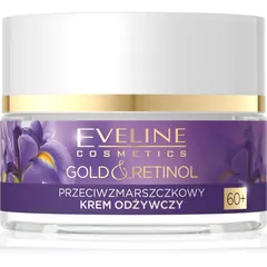 Eveline Cosmetics Gold & Retinol intensiv nährende Creme gegen Falten 60+