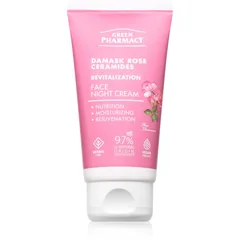 Green Pharmacy Damask Rose & Ceramides Night Face Cream Gesichtscreme für die Nacht