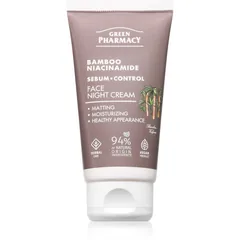 Green Pharmacy Bamboo & Niacinamide Night Face Cream feuchtigkeitsspendende Nachtcreme