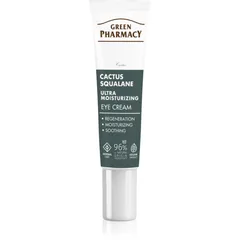 Green Pharmacy Cactus & Squalane Eye Cream feuchtigkeitsspendende und aufhellende Pflege für die Augenlider und Ringe unter den Augen