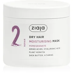 Ziaja Plant Essentials Pomegranate feuchtigkeitsspendende Maske für die Haare für trockenes Haar