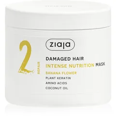 Ziaja Plant Essentials Banana Flower nährende Haarmaske für beschädigtes Haar