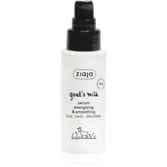 Ziaja Goat's Milk glättendes Serum zur Feuchtigkeitsversorgung und Aufhellung der Haut für Gesicht, Hals und Dekolleté