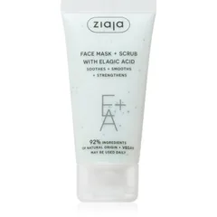 Ziaja Face Mask + Scrub with Elagic Acid Peeling Maske