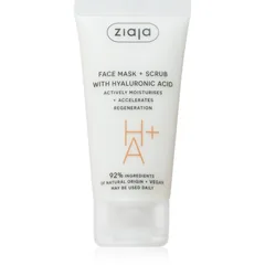 Ziaja Face Mask + Scrub with Hyaluronic Acid Peeling Maske