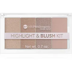 Bell Hypoallergenic Rouge- und Highlighter-Palette