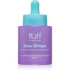 Fluff Dew Drops hydratisierendes Serum mit Niacinamid Amethyst Extract