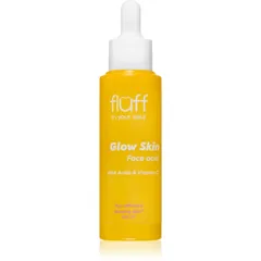 Fluff Glow Skin Glättendes Gesichtspeeling mit Vitamin C