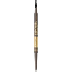 Eveline Cosmetics Micro Precise wasserfester Eyeliner mit 2 in 1 Bürste Farbton 01 Taupe