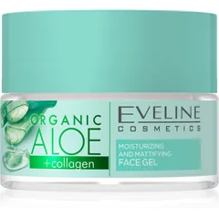 Eveline Cosmetics Organic Aloe+Collagen Mattierendes Gesichtshautgel