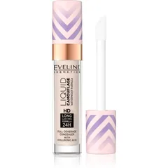 Eveline Cosmetics Liquid Camouflage wasserfester Korrektor mit Hyaluronsäure Farbton 01 Light Porcelain