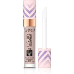 Eveline Cosmetics Liquid Camouflage wasserfester Korrektor mit Hyaluronsäure Farbton 04 Light Almond