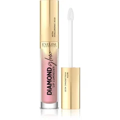 Eveline Cosmetics Diamond Glow Glitzer-Lipgloss mit Hyaluronsäure Farbton 08 Honey Glam
