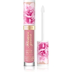 Eveline Cosmetics Flower Garden Cremegloss für die Lippen mit Hyaluronsäure Farbton 01 Delicate Rose
