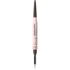 Eveline Cosmetics Brow & Go! wasserfester Eyeliner mit 2 in 1 Bürste Farbton Dark Brown