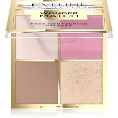 Eveline Cosmetics Wonder Match Lidschatten & Kontourpalette 4 in 1 Farbton 01