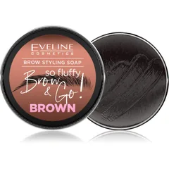 Eveline Cosmetics Brow & Go! Styling-Seife für die Augenbrauen Farbton Brown