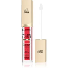 Eveline Cosmetics Wonder Match lang anhaltender, matter, flüssiger Lippenstift mit Hyaluronsäure Farbton 06 Classic Red