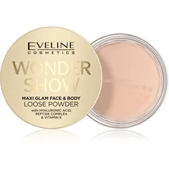 Eveline Cosmetics Wonder Show aufhellender loser Puder Für Gesicht und Körper Maxi Glam