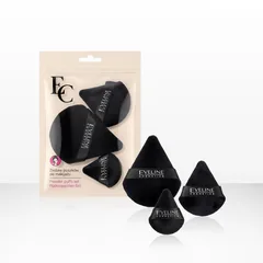 Eveline Cosmetics Präzisions-Make-up-Puderquasten – Set mit 3 Größen