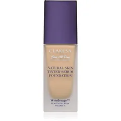 Claresa Care All Day Natural Skin Tinted Serum Foundation leichtes getöntes Fluid für ein natürliches Aussehen Farbton 2WO Medium Olive
