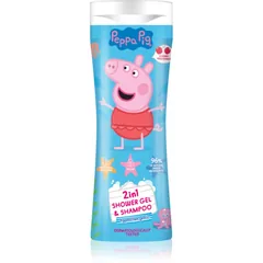 Peppa Pig Shower gel & Shampoo Duschgel & Shampoo 2 in 1 für Kinder Cherry