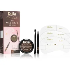 Delia Cosmetics Eyebrow Expert Zest Augenbrauenpflege-Set Farbton 3.0 Dark Brown