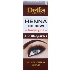 Delia Cosmetics Henna Farbe für die Augenbrauen Farbton 4.0 Brown +
