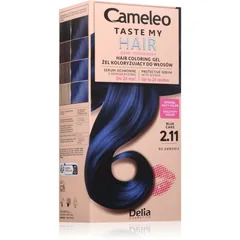 Delia Cosmetics Cameleo Taste My Hair demi-permanente Haarfarbe Farbton 2.11 Blue Cake .