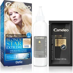 Delia Cosmetics Cameleo Blonde Star Extreme aufhellendes Puder mit Keratin