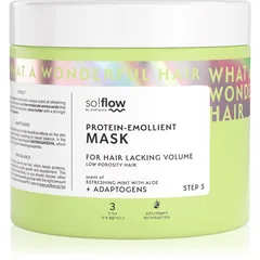 so!flow Low Porosity Hair Protein-Emollient Mask Maske für Haare ohne Volumen
