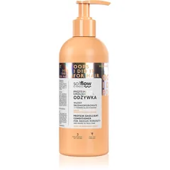 so!flow Medium Porosity Hair Protein-Emollient Conditioner feuchtigkeitsspendender und glättender Conditioner gegen strapaziertes Haar