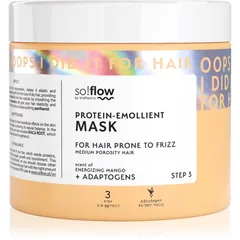 so!flow Medium Porosity Hair Protein-Emollient Mask Maske für die Haare gegen strapaziertes Haar