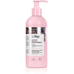 so!flow High Porosity Hair Protein-Emollient Conditioner stärkender Conditioner für brüchiges und strapaziertes Haar