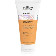 so!flow Frizzy and Dry Hair Protein-Emollient Mask glättende Maske gegen strapaziertes Haar
