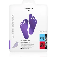 L’biotica Masks feuchtigkeitsspendende Peeling-Socken für zartere Fußsohlen 1 Paar