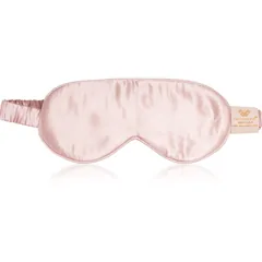 Crystallove Silk Eye Mask Schlafmaske Rose .