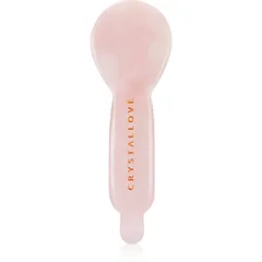 Crystallove Rose Quartz Spoon Eye Gua Sha Massagehilfsmittel für die Augenpartie .