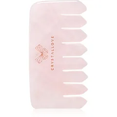 Crystallove Rose Quartz Comb Massage Hilfsmittel für haare und körper .