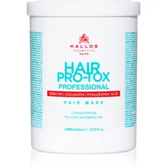 Kallos Hair Pro-Tox Maske für schwaches und beschädigtes Haar mit Koskosnussöl, Hyaluronsäure und Kollagen