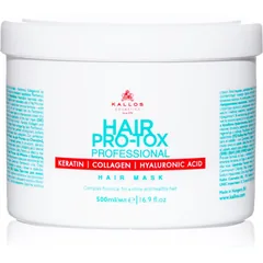 Kallos Hair Pro-Tox Maske für schwaches und beschädigtes Haar mit Koskosnussöl, Hyaluronsäure und Kollagen