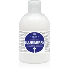 Kallos KJMN Professional Blueberry erneuerndes Shampoo für trockenes, beschädigtes und gefärbtes Haar