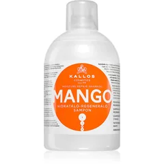 Kallos KJMN Professional Mango hydratisierendes Shampoo für trockenes, beschädigtes und gefärbtes Haar