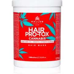 Kallos Hair Pro-Tox Cannabis regenerierende Maske für die Haare mit Hanföl