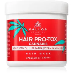 Kallos Hair Pro-Tox Cannabis regenerierende Maske für die Haare mit Hanföl