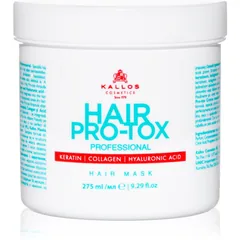 Kallos Hair Pro-Tox Maske für schwaches und beschädigtes Haar mit Koskosnussöl, Hyaluronsäure und Kollagen